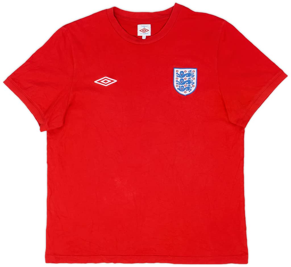2010 England Umbro Cotton Tee - 9/10 - (XL)