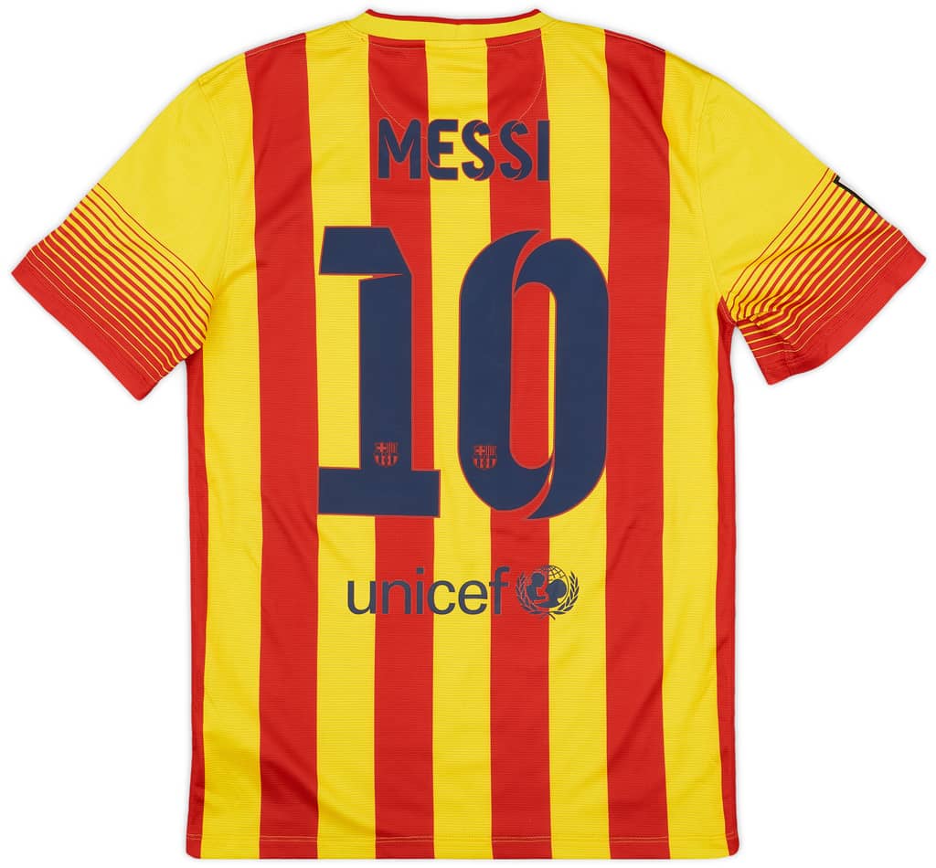 2013-15 Barcelona Away Shirt Messi #10 - 9/10 - (S)