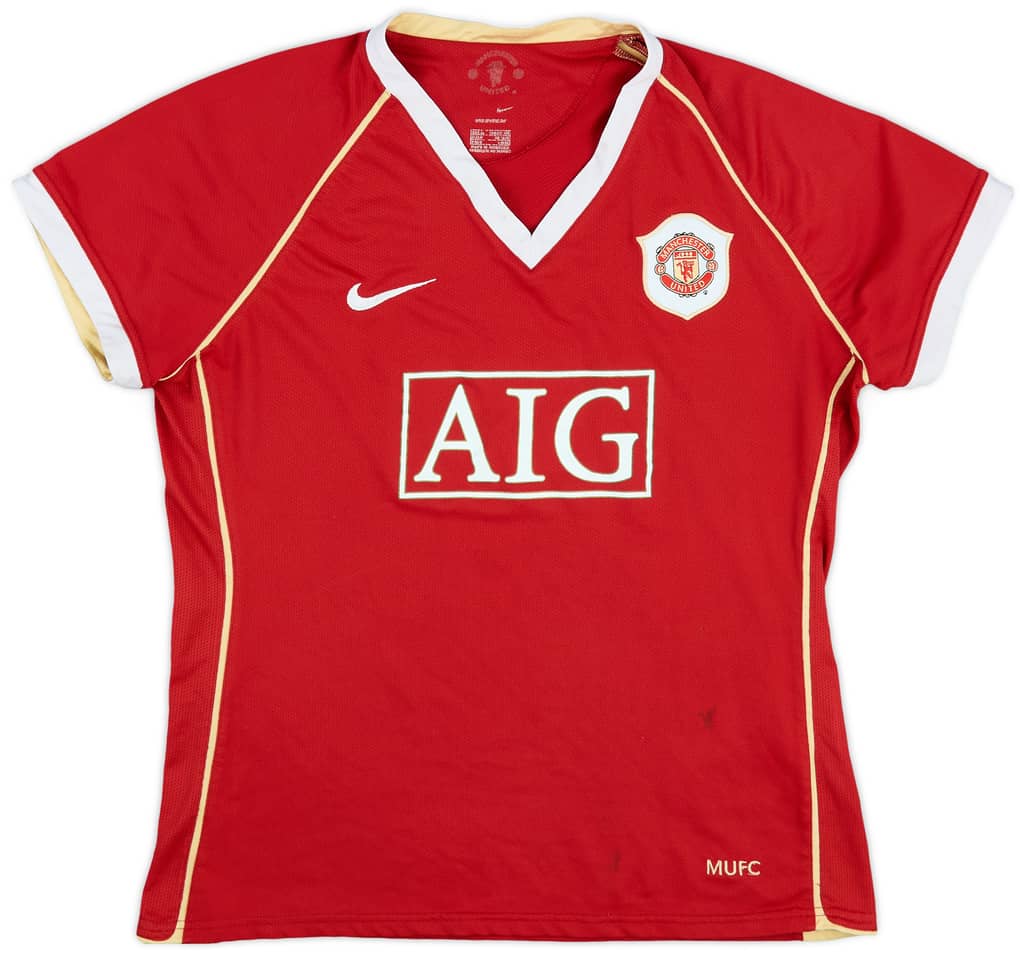 2006-07 Manchester United Home Shirt - 7/10 - (Women's XL)