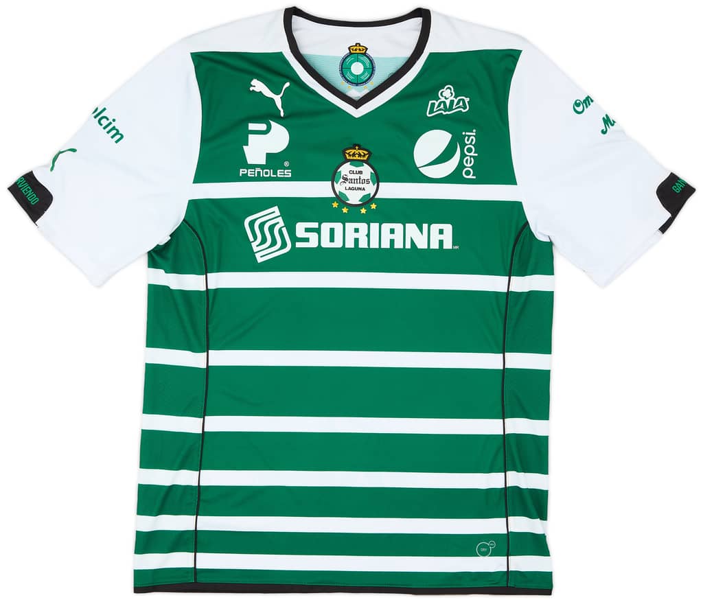 2014-15 Santos Laguna Home Shirt - 10/10 - (L)