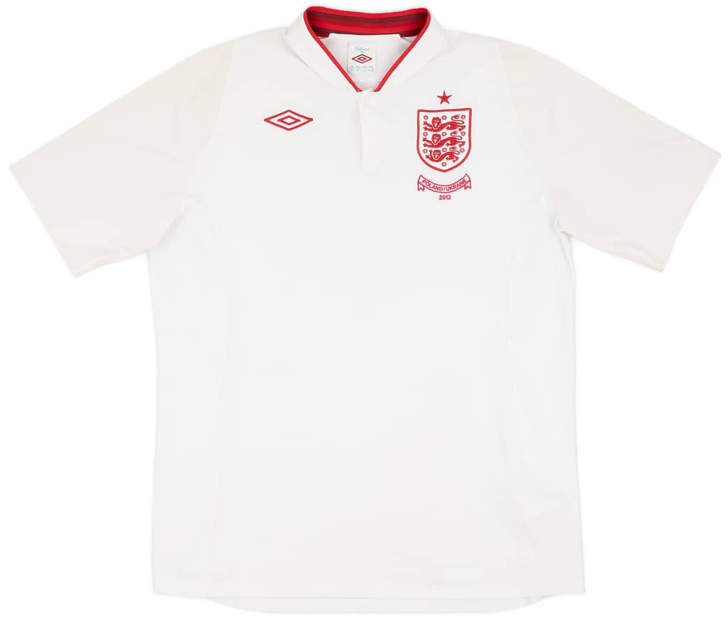2012-13 England 'Poland/Ukraine 2012' Home Shirt - 5/10 - (L)