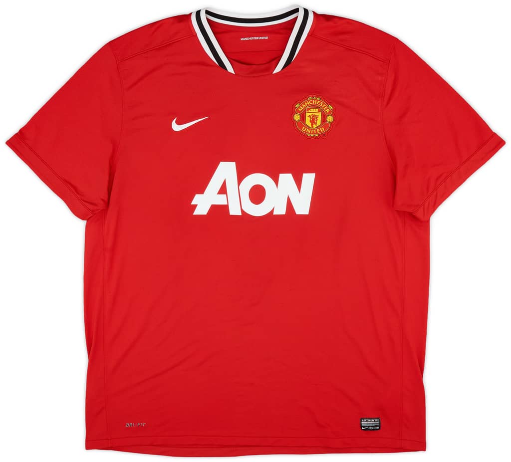 2011-12 Manchester United Home Shirt Rooney #10 - 7/10 - (3XL)