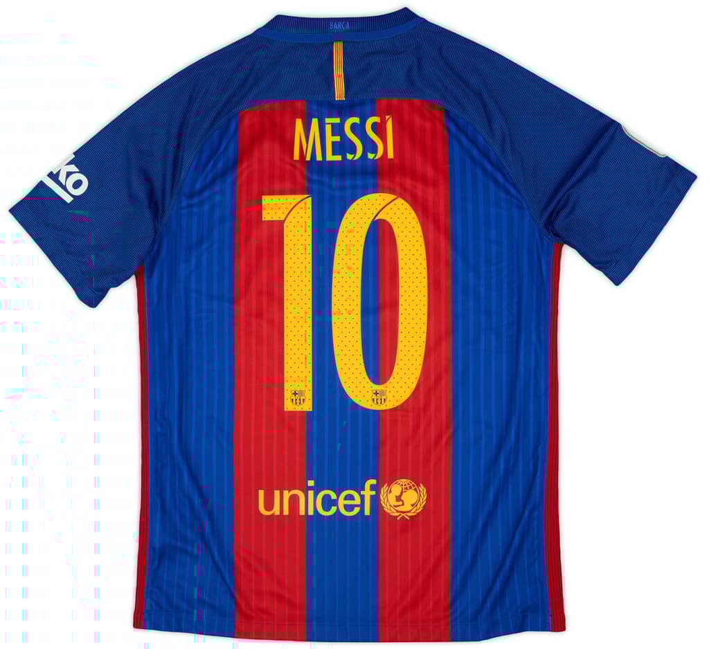 2016-17 Barcelona Home Shirt Messi #10
