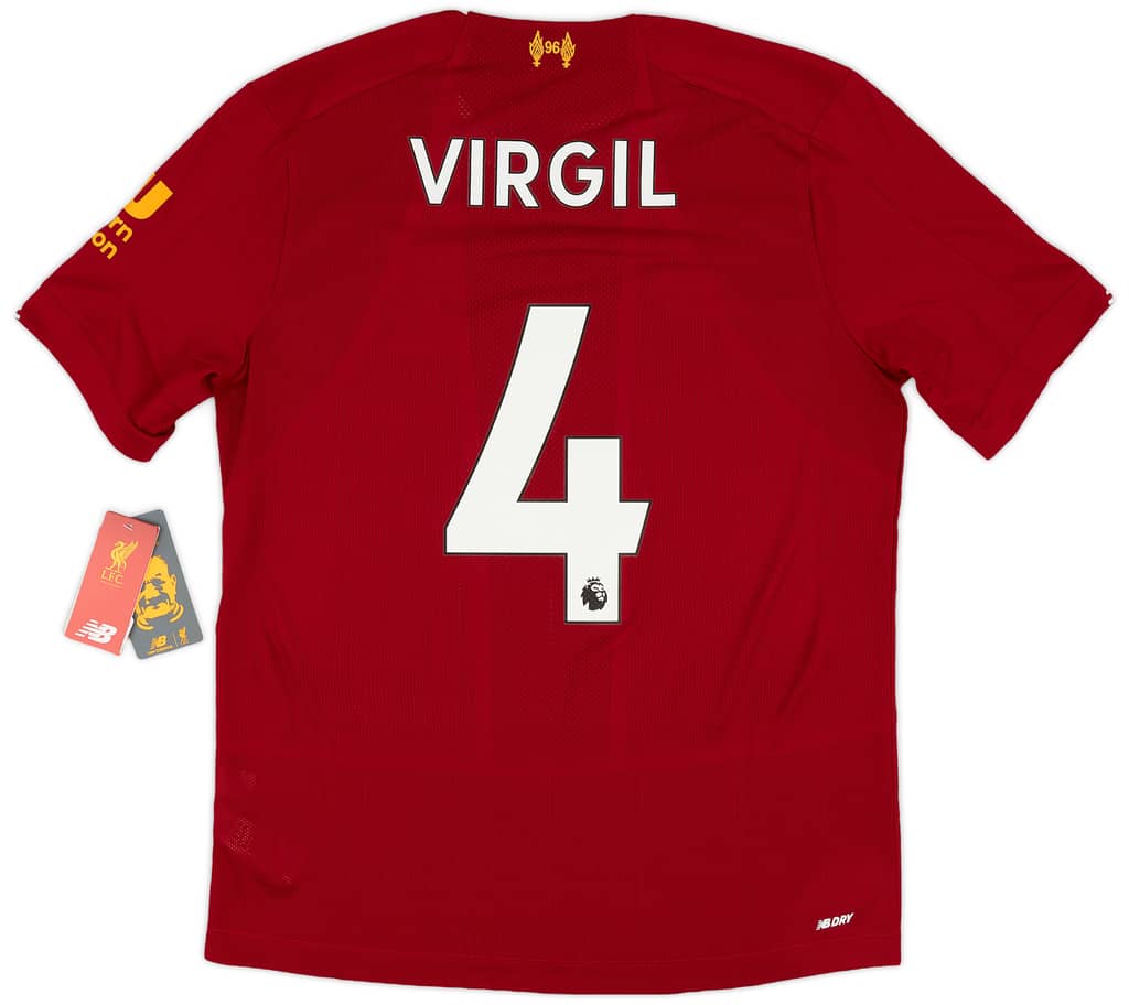 2019-20 Liverpool Home Shirt Virgil #4 (S)