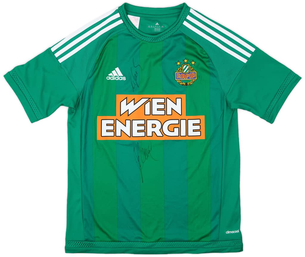 2015-16 Rapid Vienna Home Shirt - 9/10 - (XL.Boys)