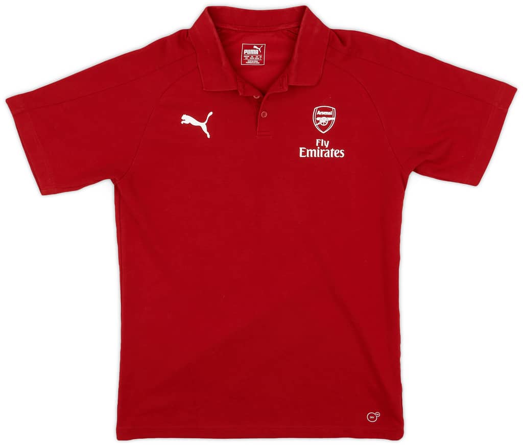 2017-18 Arsenal Puma Polo Shirt - 9/10 - (L)