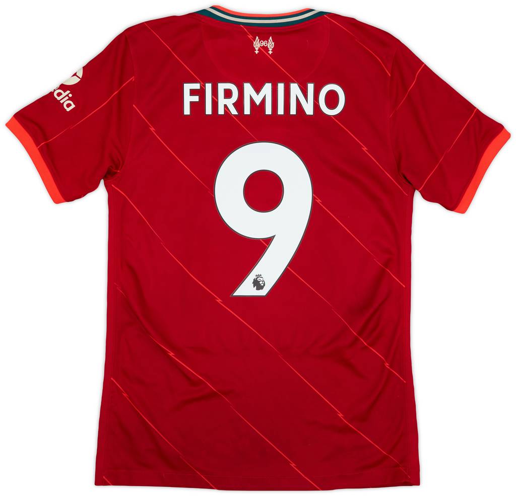 2021-22 Liverpool Home Shirt Firmino #9 - 9/10 - (S)