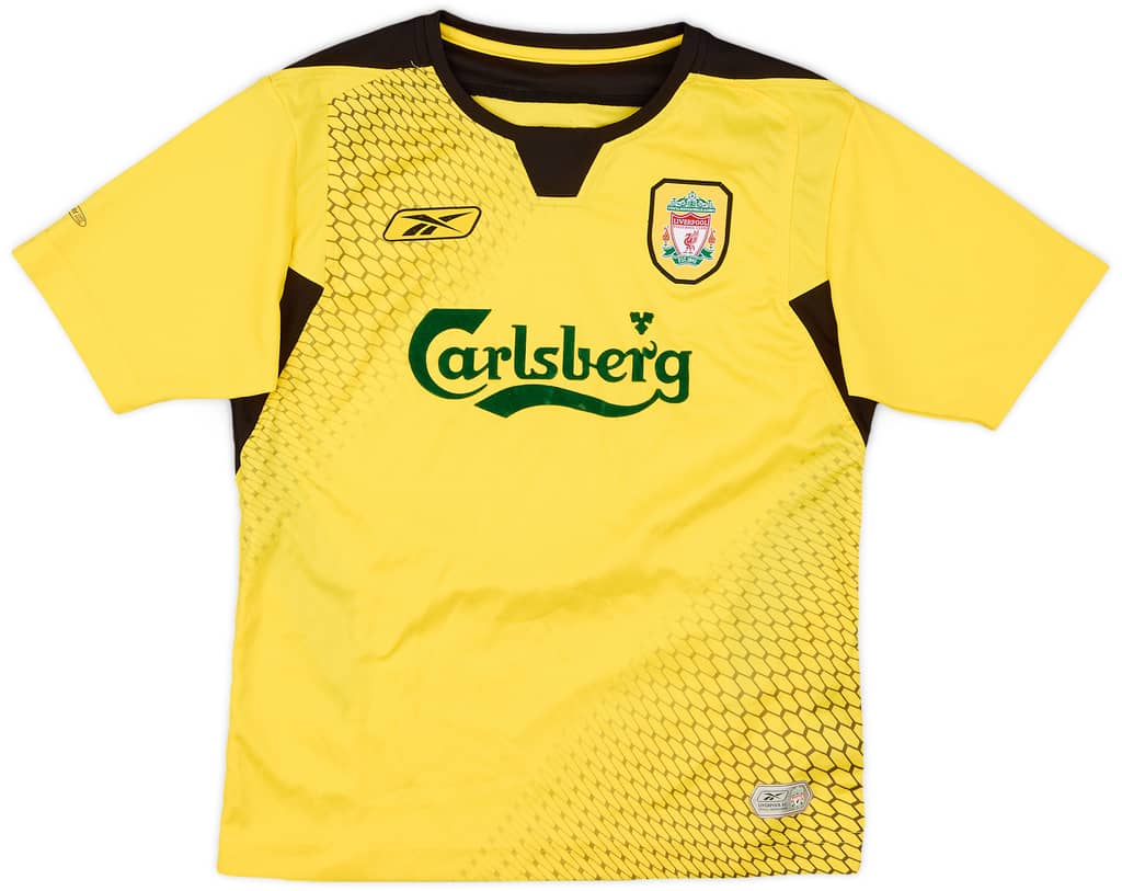 2004-06 Liverpool Away Shirt - 8/10 - (M.Boys)