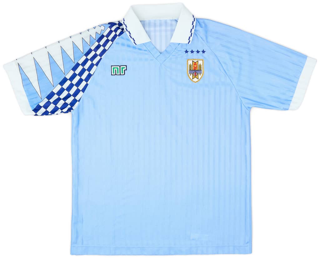 1992-95 Uruguay Home Shirt - 7/10 - (L)