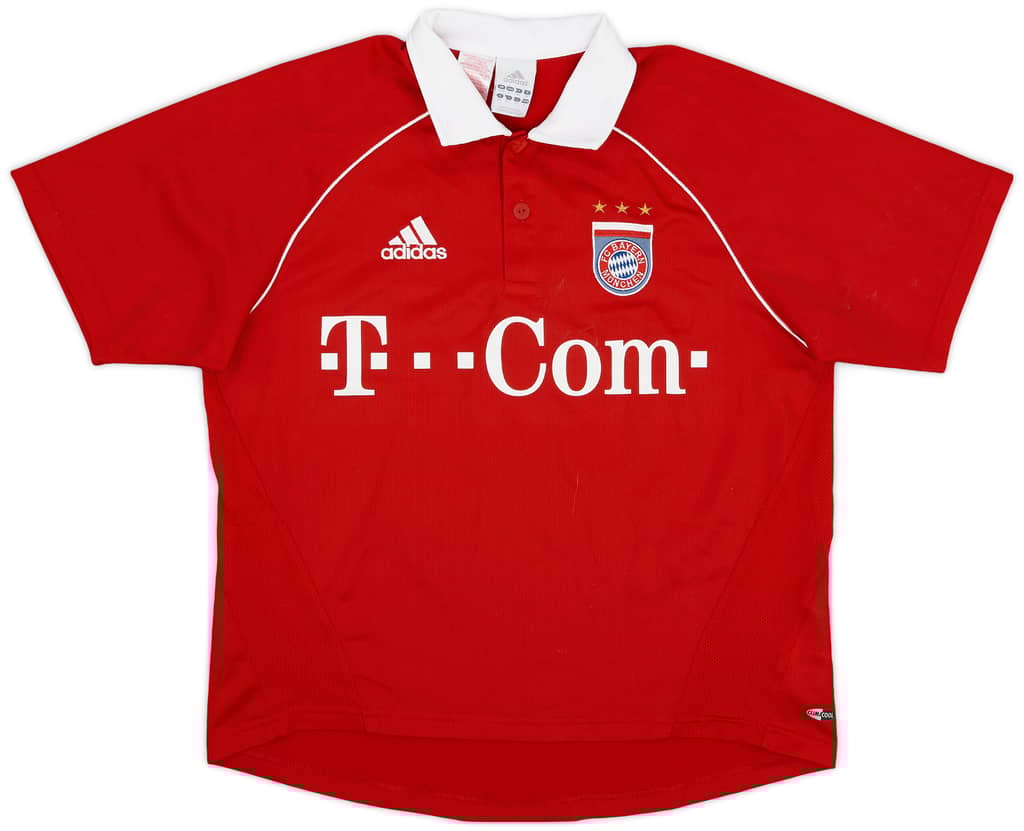 2005-06 Bayern Munich Home Shirt Salihamidzic #20 - 5/10 - (L.Boys)