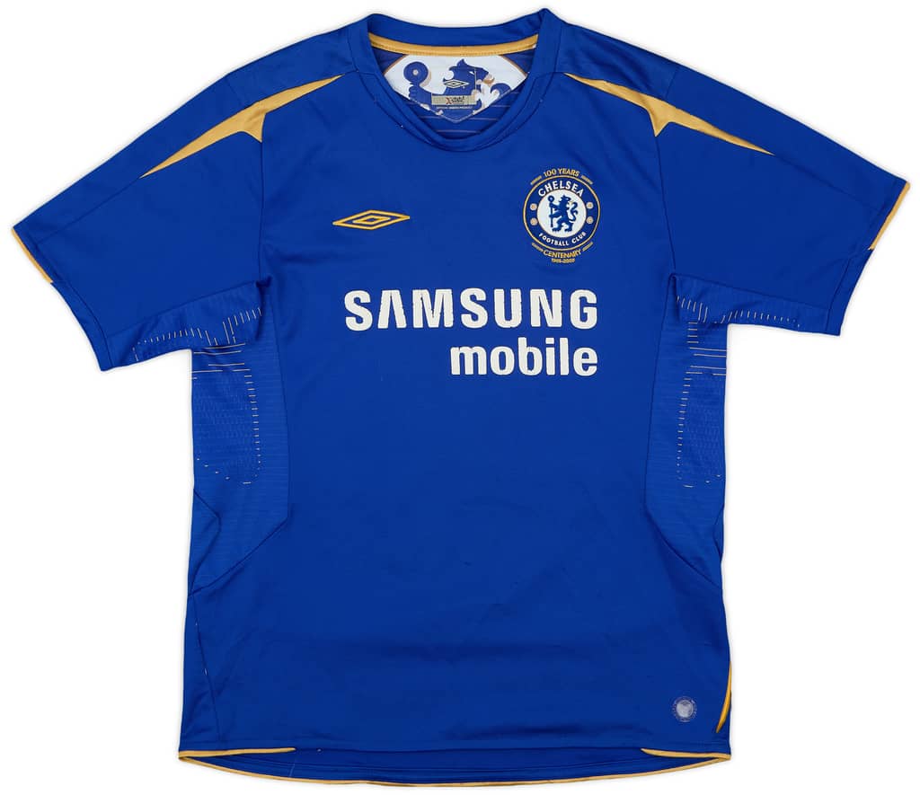 2005-06 Chelsea Centenary Home Shirt - 7/10 - (XL.Boys)