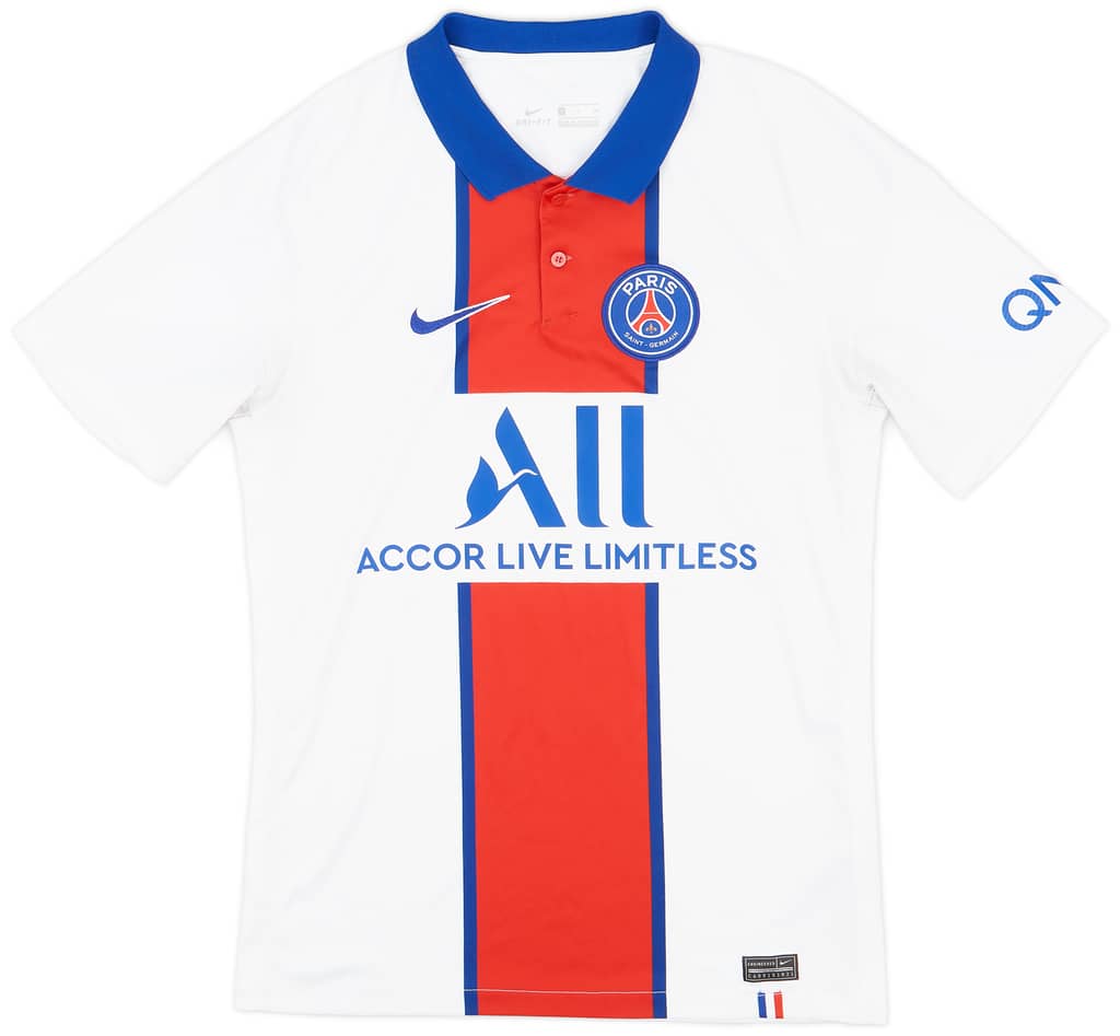 2020-21 Paris Saint-Germain Away Shirt - 7/10 - (S)