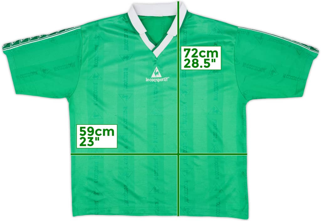 1990s Le Coq Sportif Template Shirt - 9/10 - (XXL)