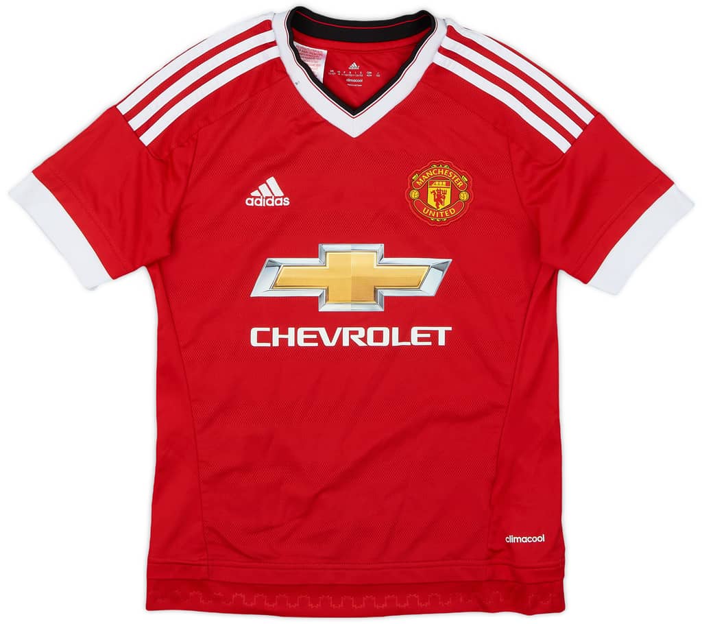 2015-16 Manchester United Home Shirt - 8/10 - (M.Boys)