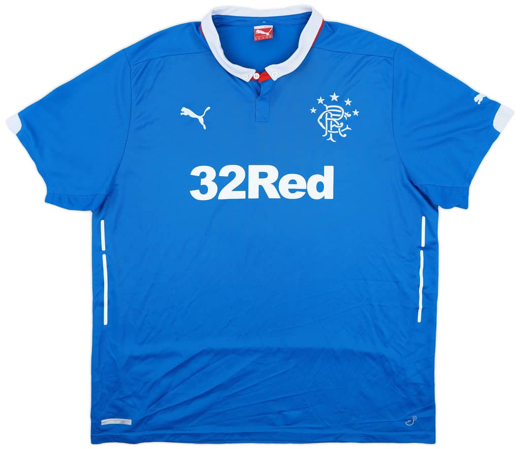 2014-15 Rangers Home Shirt - 8/10 - (3XL)