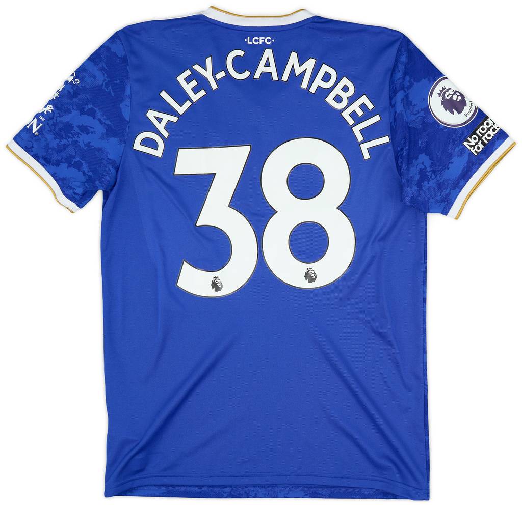 2021-22 Leicester Match Issue Home Shirt Daley-Campbell #38