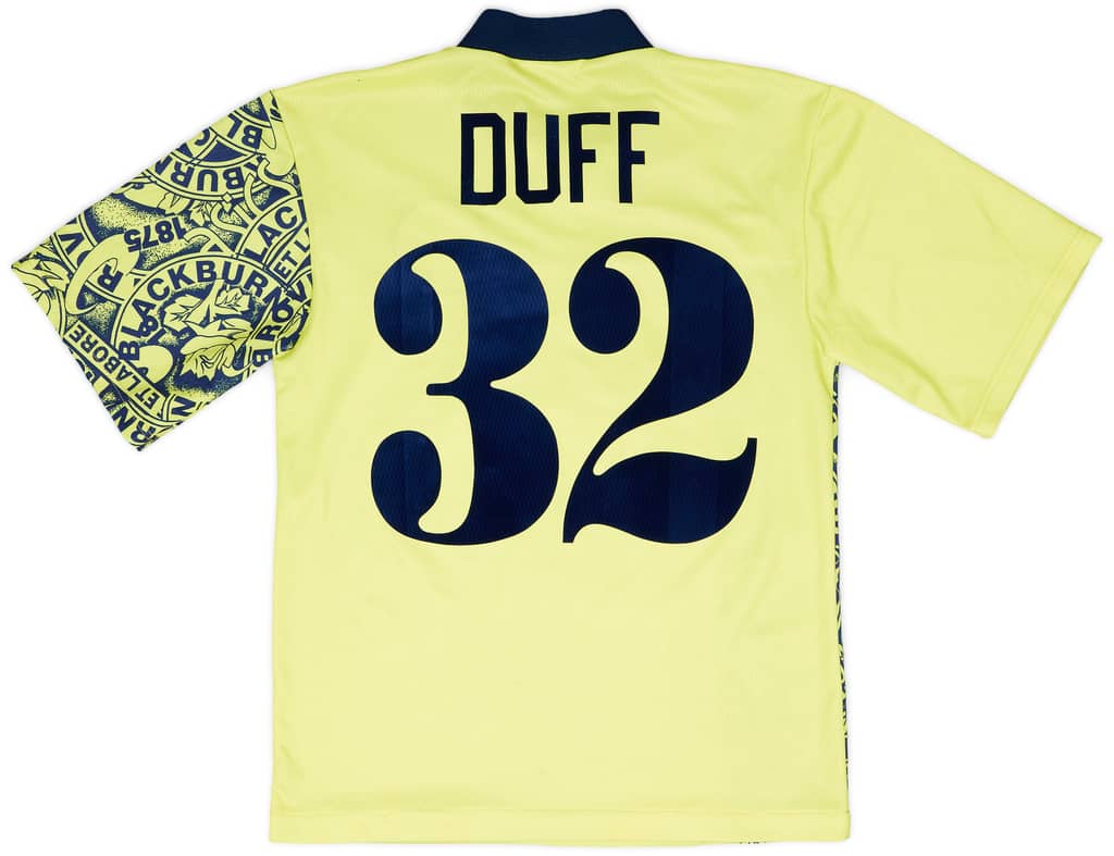 1996-97 Blackburn Away Shirt Duff #32 - 7/10 - (S)