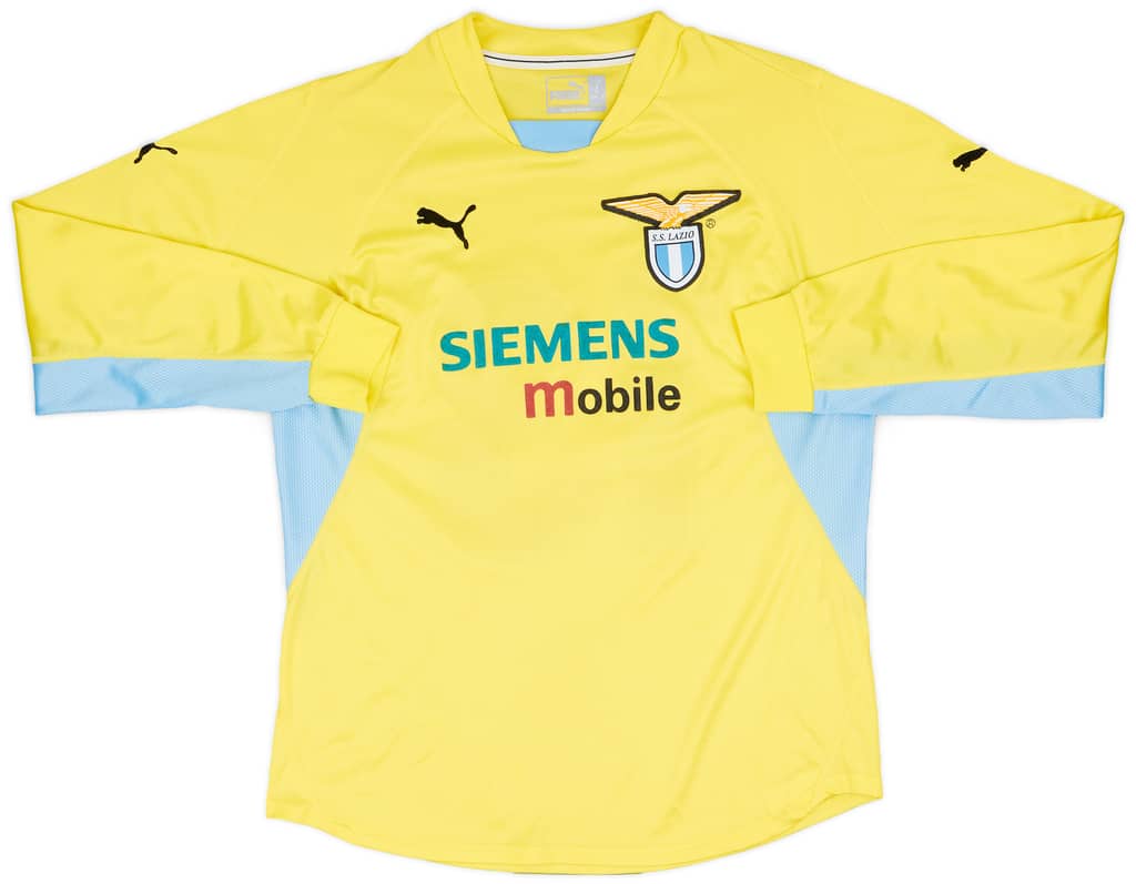 2001-02 Lazio Match Issue Away L/S Shirt #18