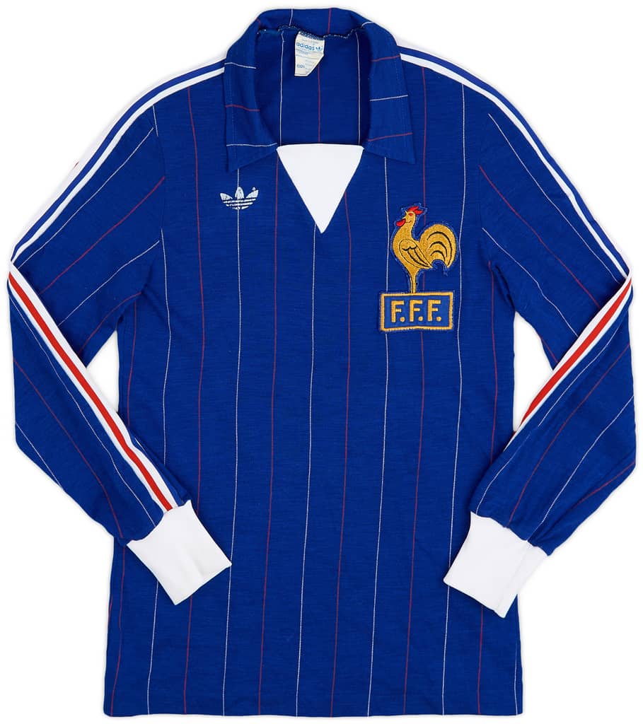 1980-82 France Home L/S Shirt - 8/10 - (S)