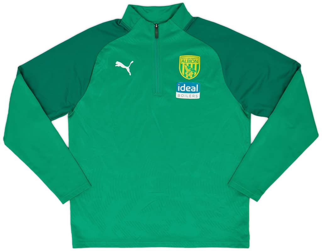 2018-19 West Brom Puma 1/4 Zip Drill Top - 7/10 - (L)