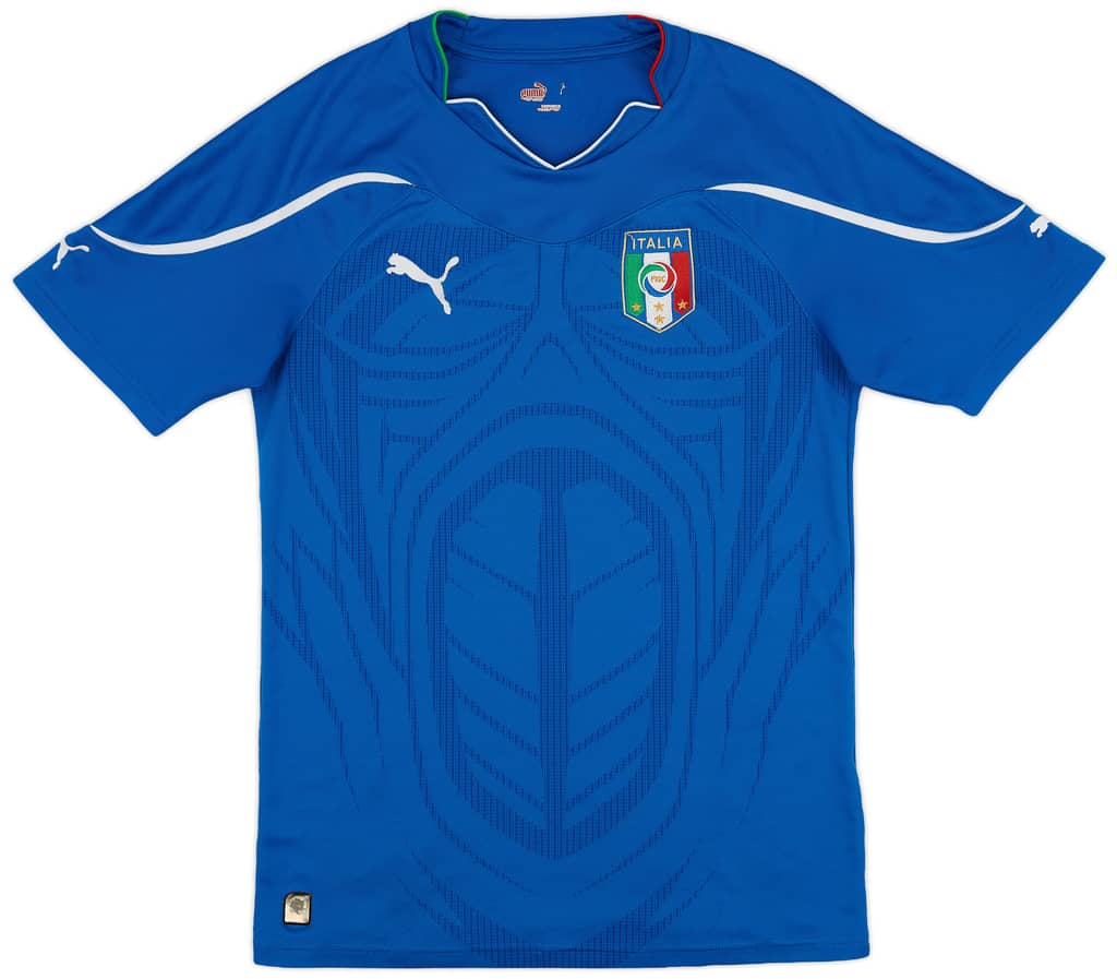 2010-12 Italy Home Shirt - 8/10 - (XL.Boys)