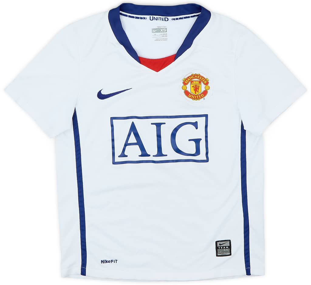 2008-10 Manchester United Away Shirt - 6/10 - (6-7 Years)