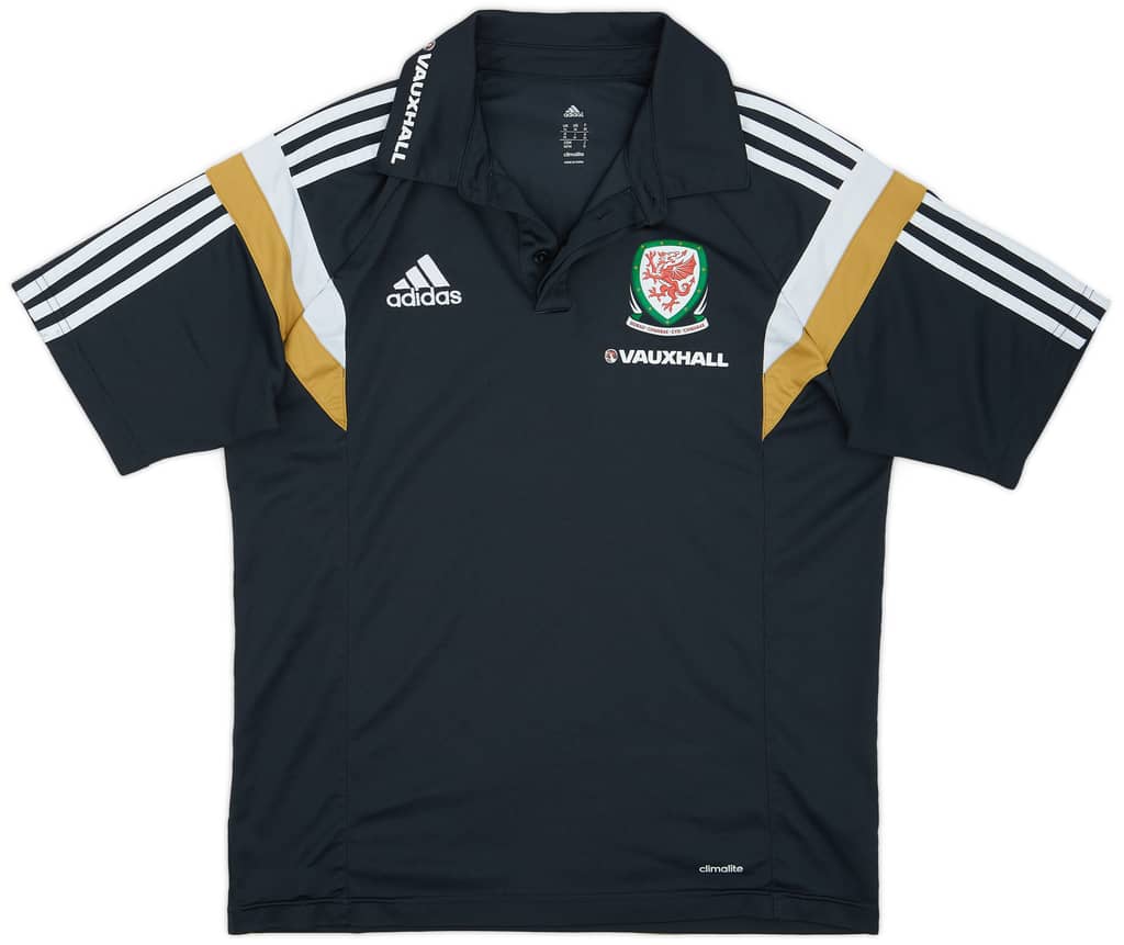 2014-15 Wales adidas Polo Shirt - 9/10 - (M)