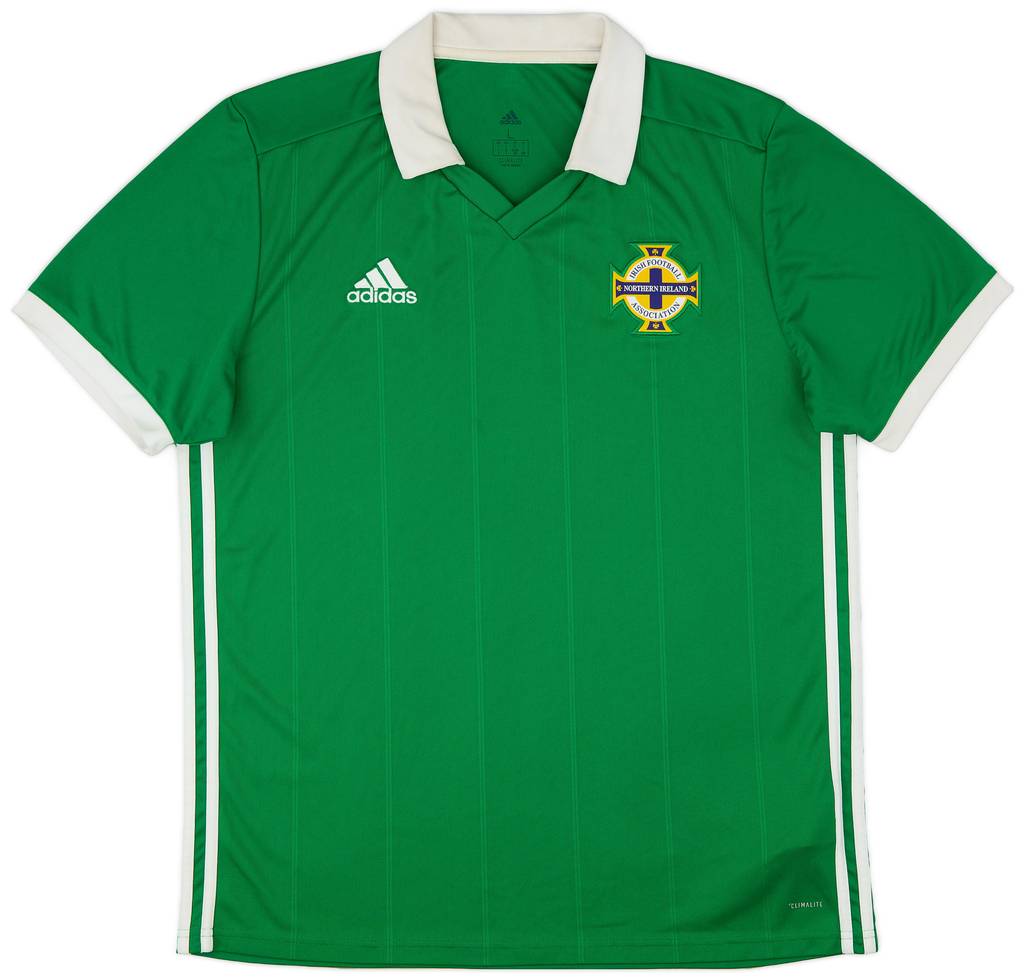 2018-19 Northern Ireland Home Shirt - 8/10 - (L)