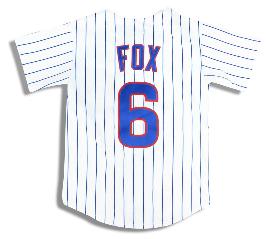 2005-08 Chicago Cubs Fox #6 Majestic Jersey (Home) Y