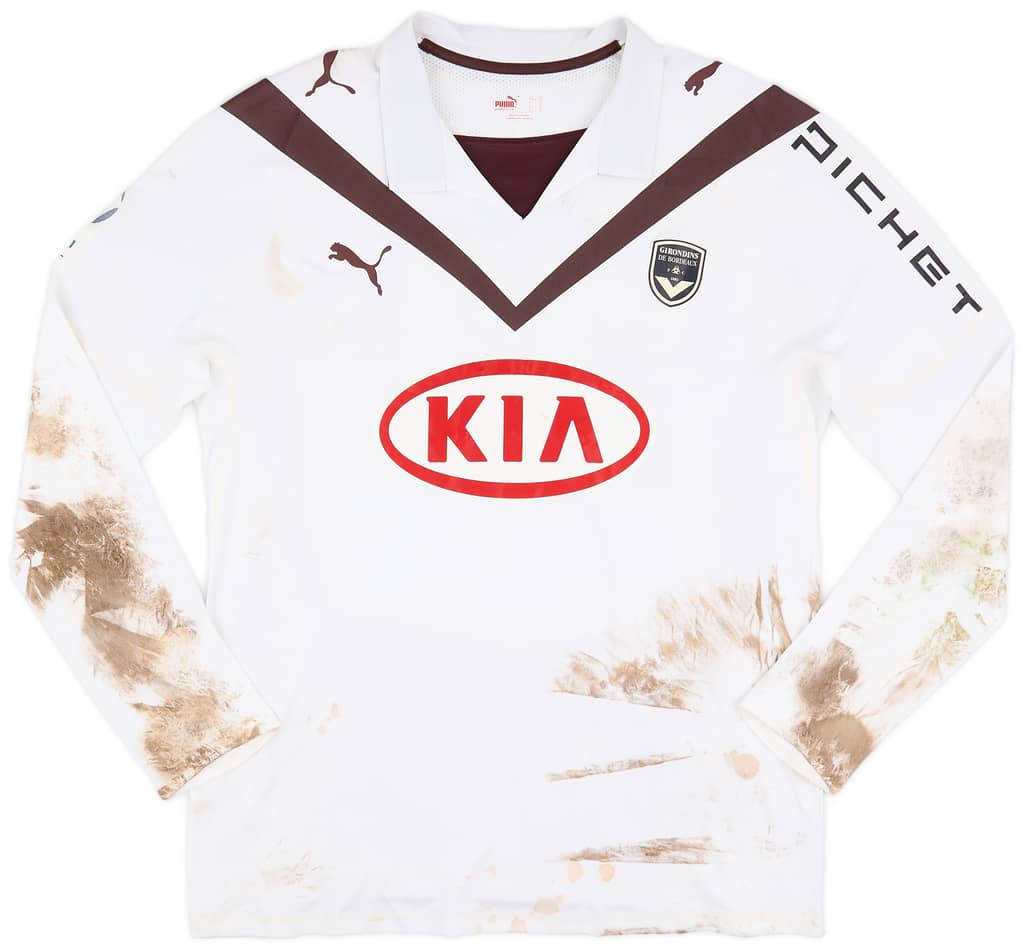 2008-09 Bordeaux Match Worn Away L/S Shirt Bellion #11