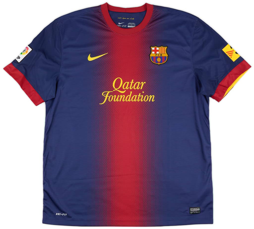 2012-13 Barcelona Home Shirt Messi #10 - 8/10 - (S)