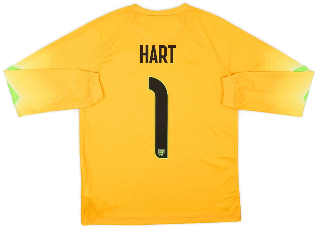 2014-15 England GK Shirt Hart #1 - 8/10 - (XL.Boys)