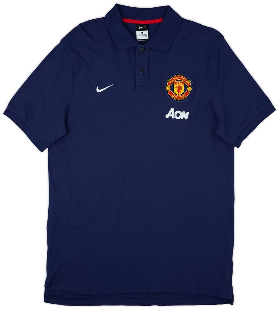 2013-14 Manchester United Nike Polo Shirt - 9/10 - (L)