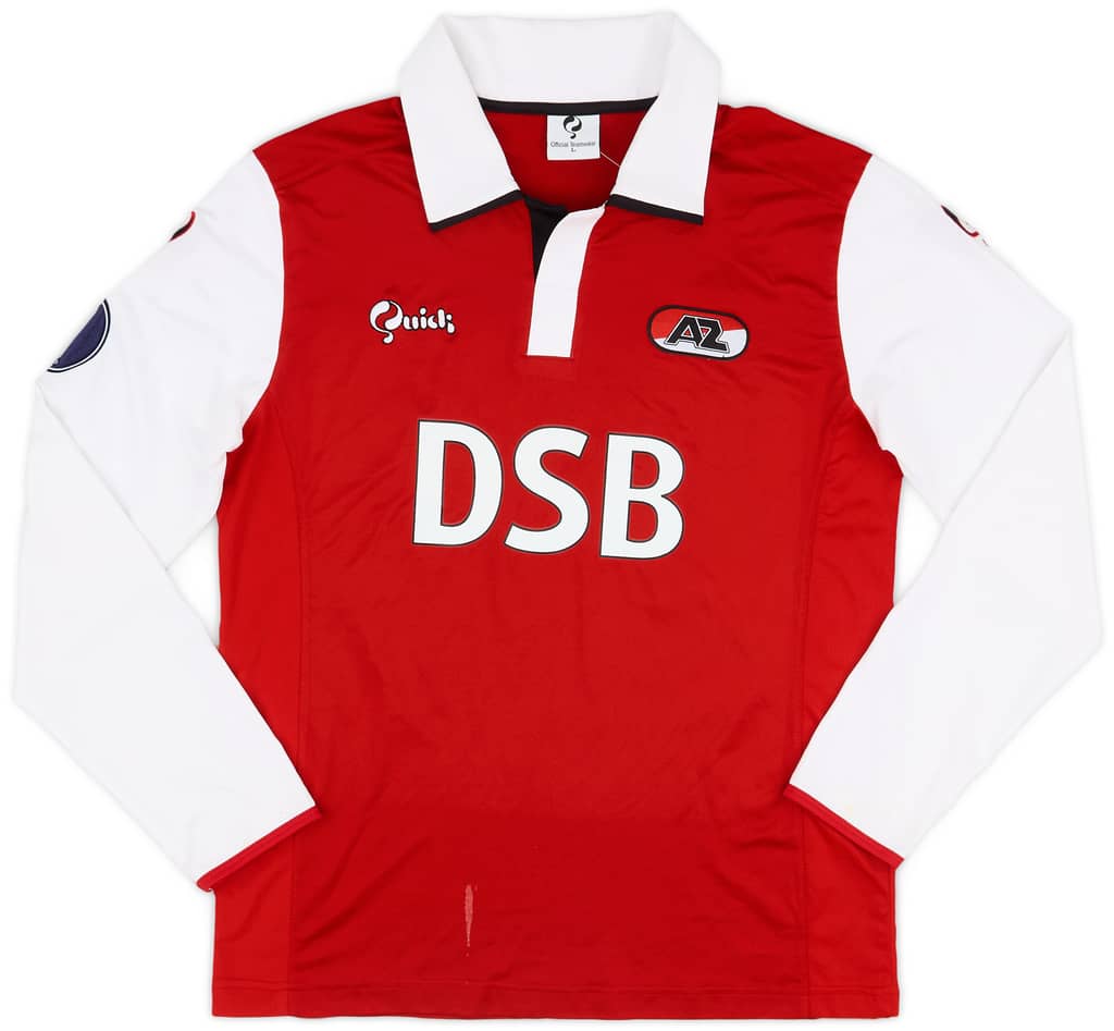 2007-08 AZ Alkmaar Match Issue UEFA Cup Home Shirt Steinsson #23
