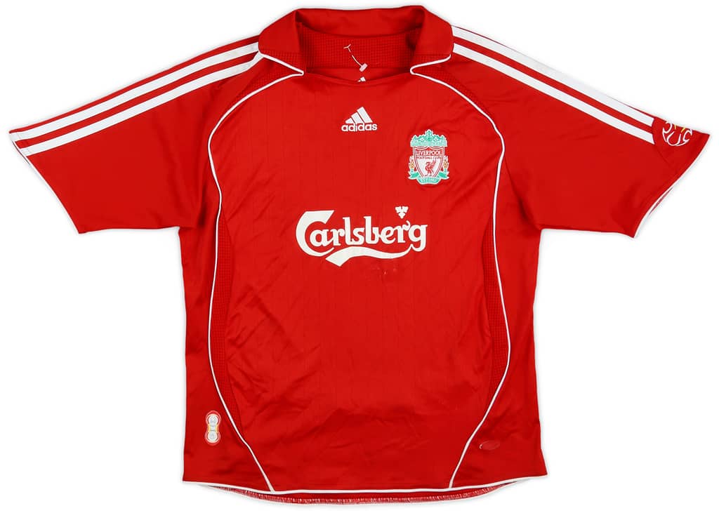 2006-08 Liverpool Home Shirt - 6/10 - (M.Boys)