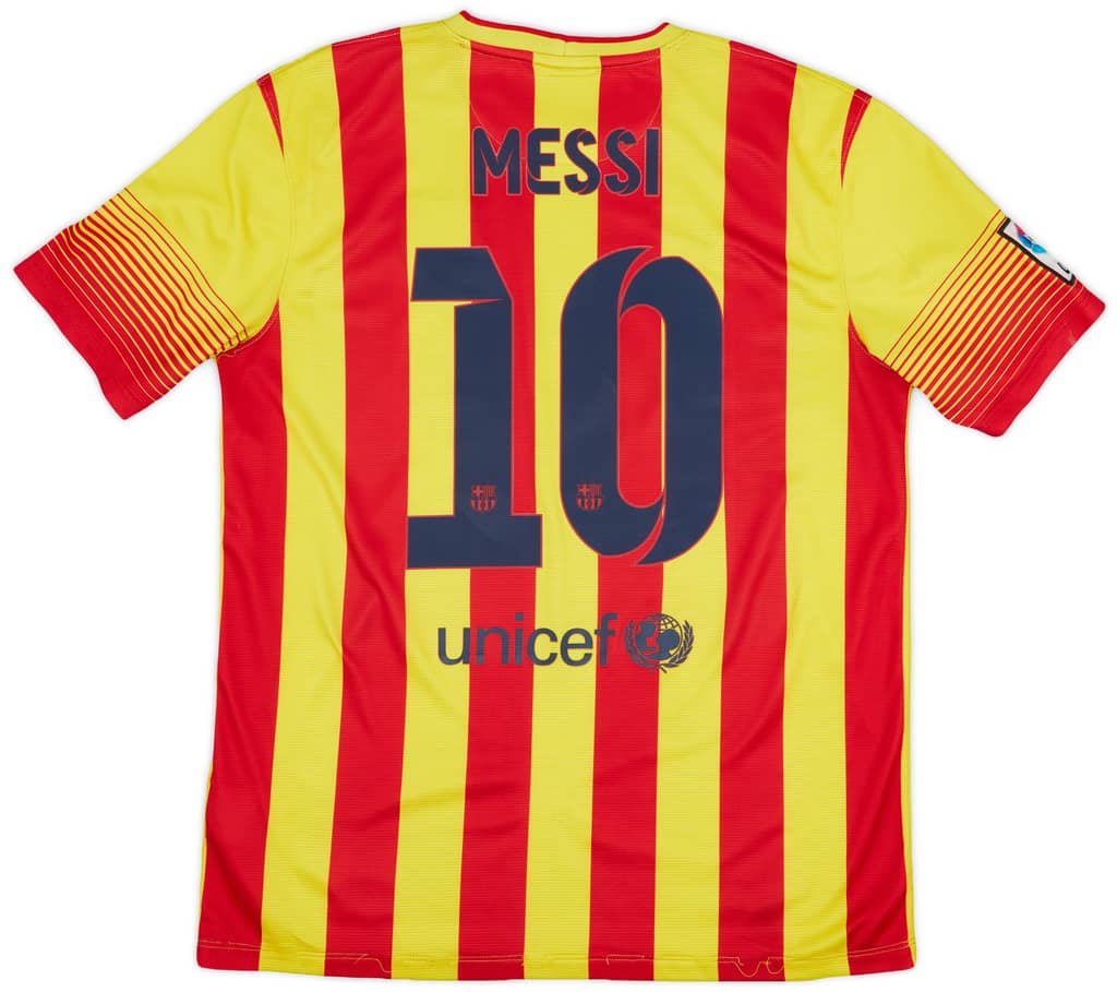 2013-15 Barcelona Away Shirt Messi #10 - 7/10 - (L)