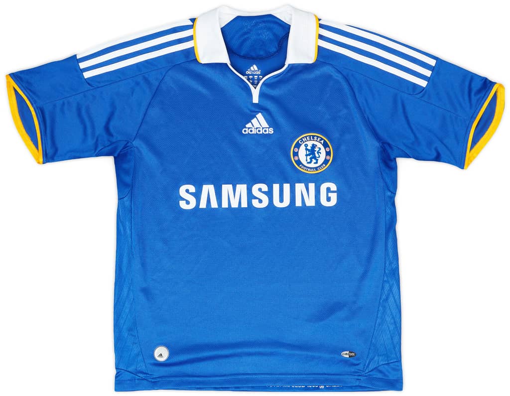 2008-09 Chelsea Home Shirt - 8/10 - (L.Boys)