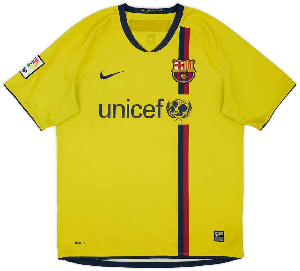 2008-10 Barcelona Away Shirt Messi #10 - 4/10 - (M)