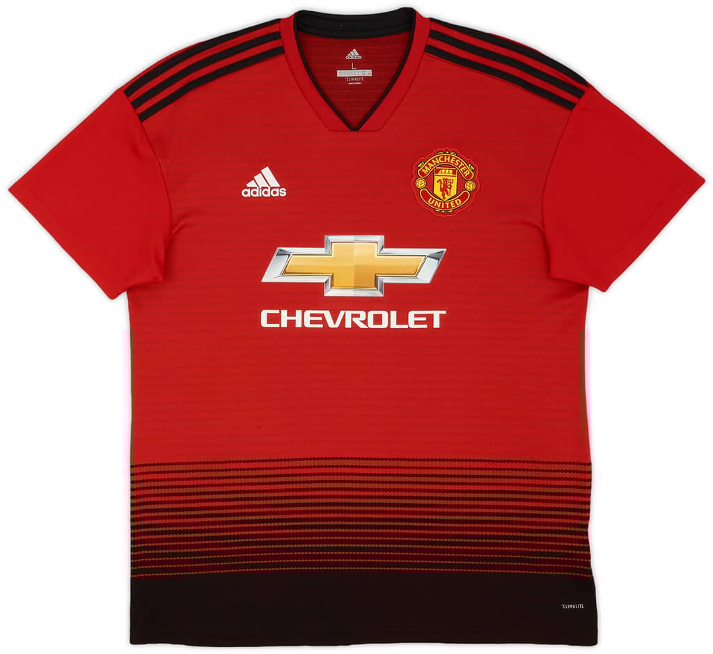 2018-19 Manchester United Home Shirt Shaw #23 - 9/10 - (L)