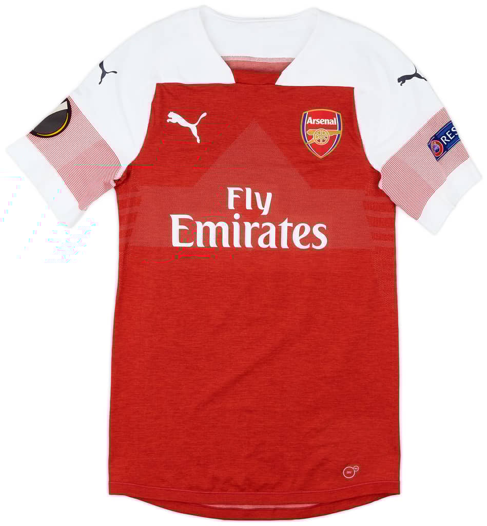 2018-19 Arsenal Match Issue Europa League Home Shirt Ozil #10