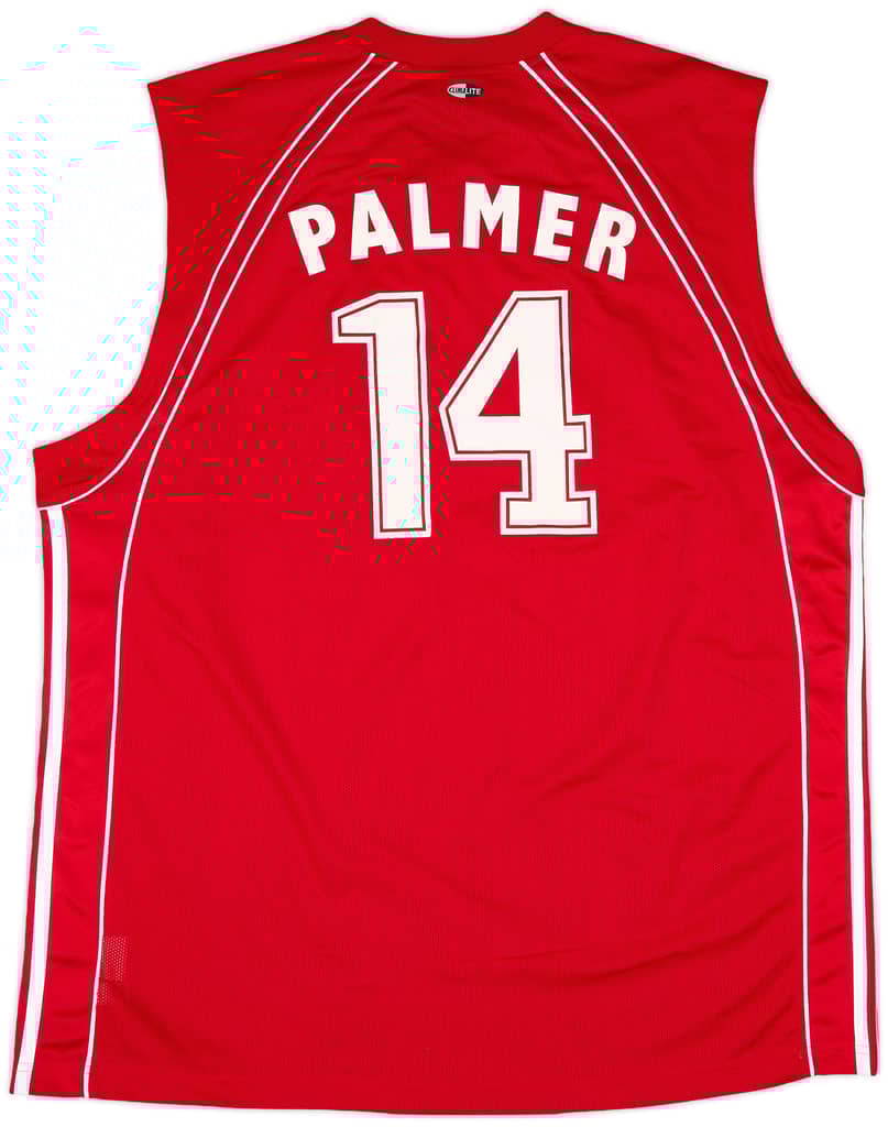 2005-06 SIG Strasbourg Player Issue Away Basketball Shirt Palmer #14 - 8/10 - (3XL)