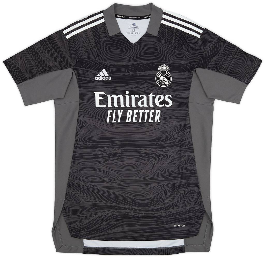 2021-22 Real Madrid GK S/S Shirt - 9/10 - (M)