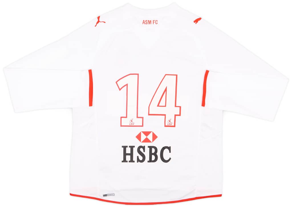 2009-10 Monaco Match Issue Away L/S Shirt #14