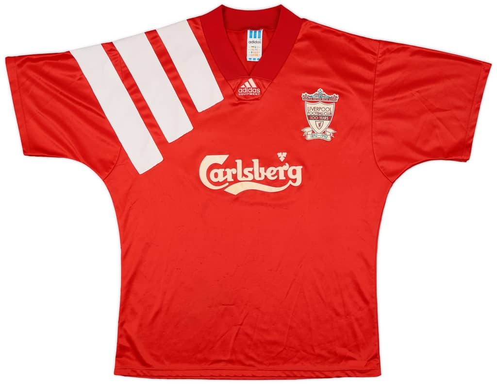 1992-93 Liverpool Centenary Home Shirt - 8/10 - (XL)