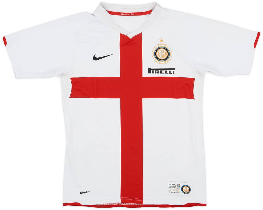 2007-08 Inter Milan Centenary Away Shirt - 5/10 - (XL.Boys)