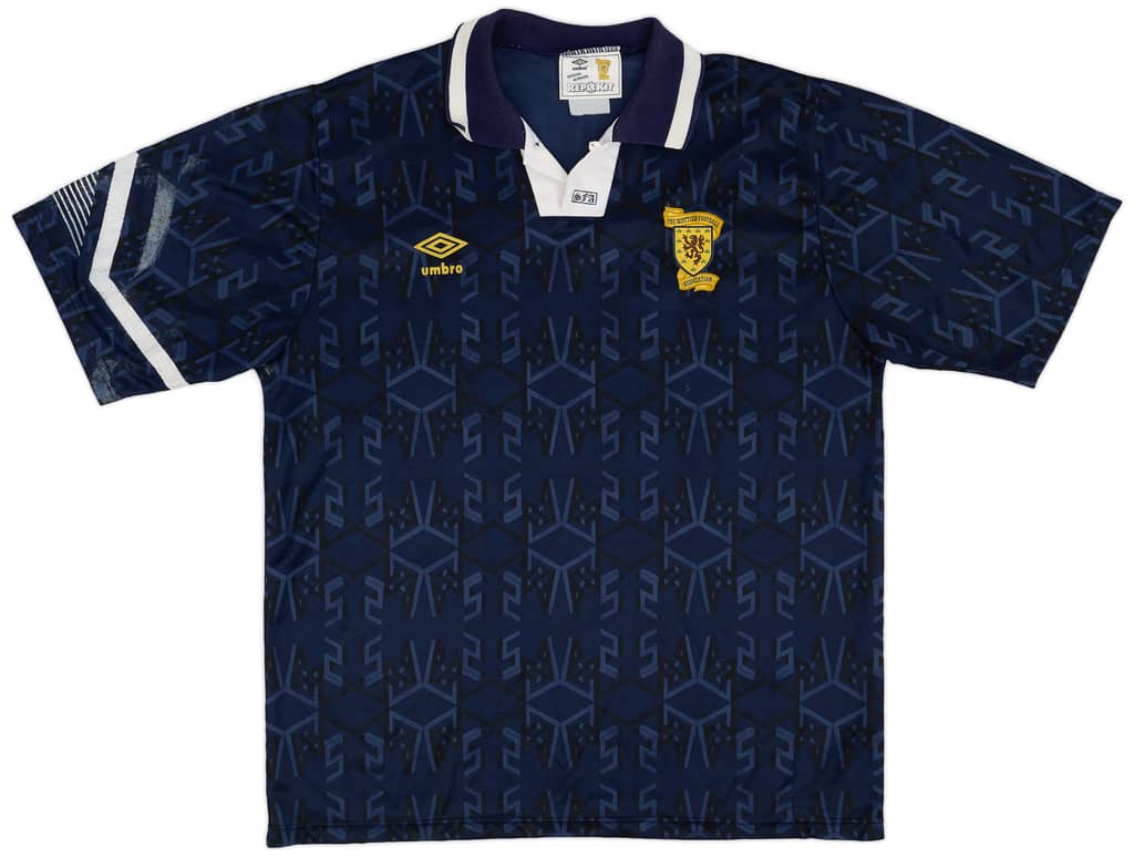 1991-94 Scotland Home Shirt - 6/10 - (XL)