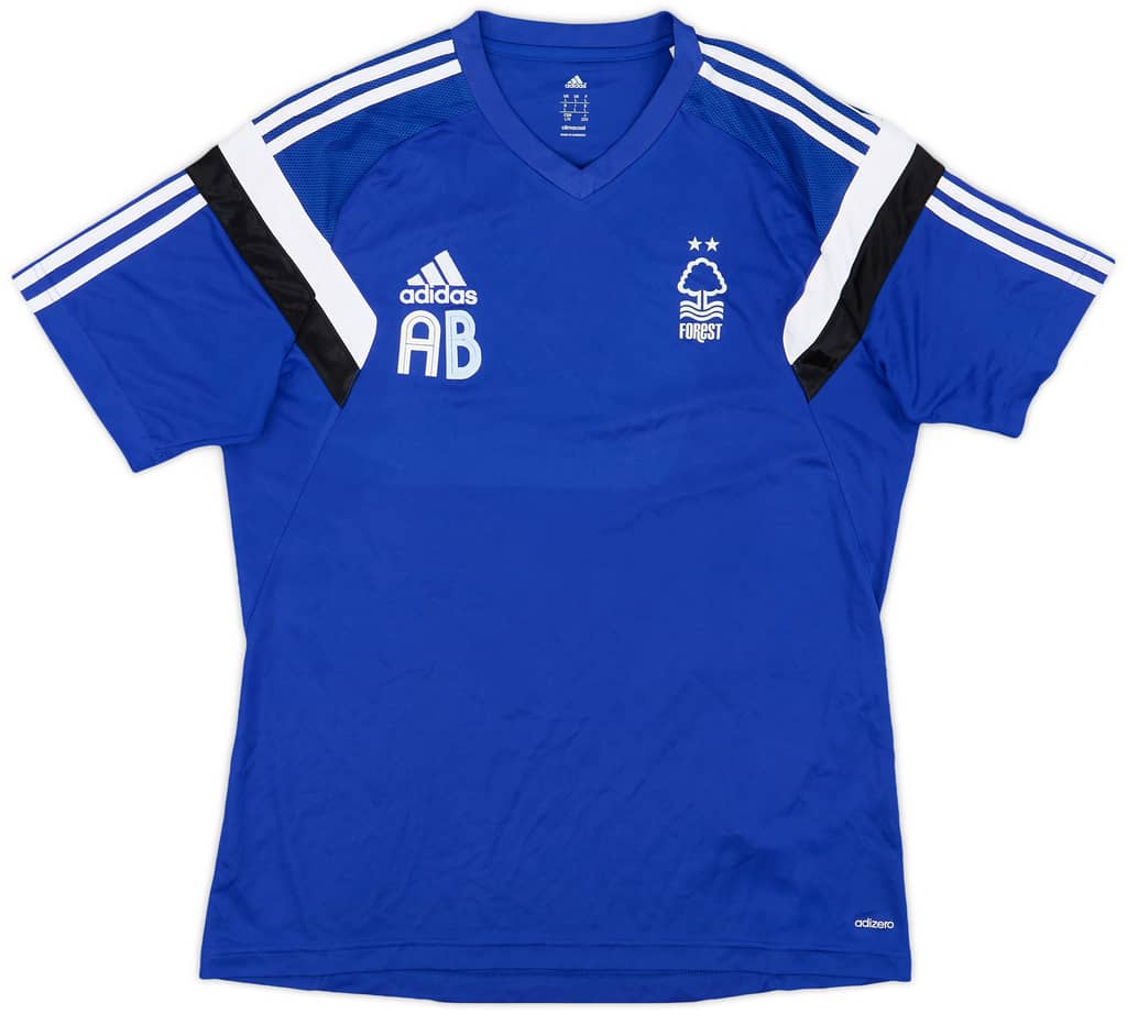 2014-15 Nottingham Forest Staff Issue adidas Training Shirt AB - 8/10 - (L)