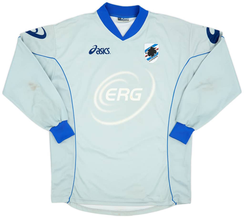 2003-04 Sampdoria Asics Training L/S Top - 7/10 - (XL)