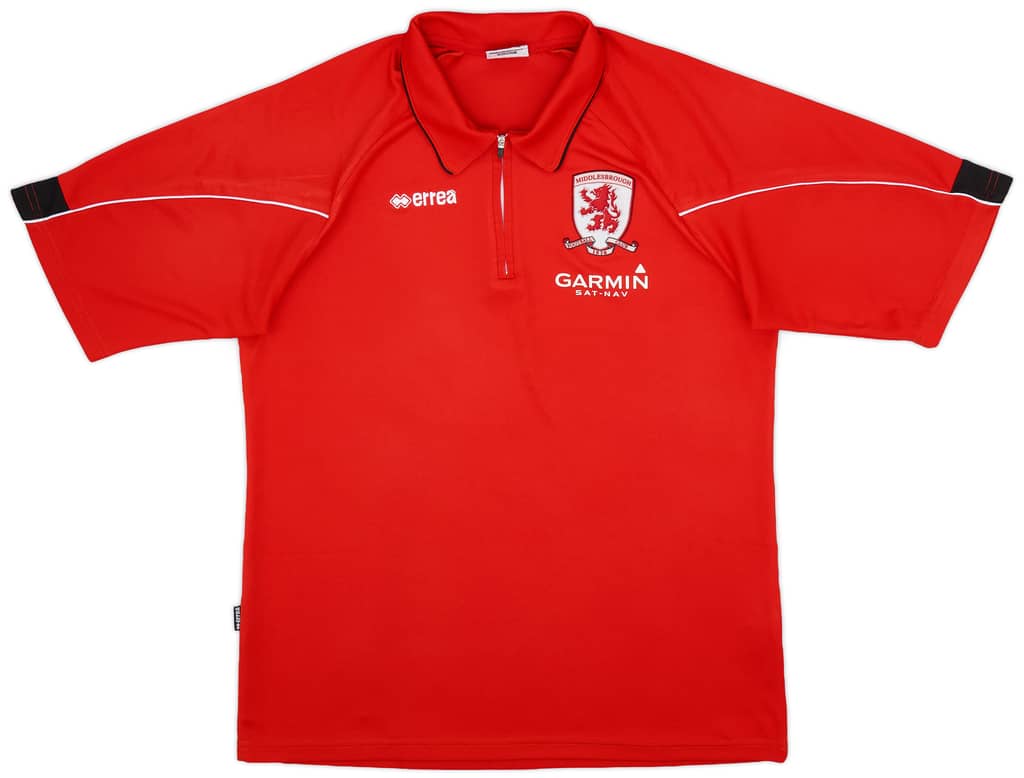2007-08 Middlesbrough Errea 1/4 Zip Training Shirt - 9/10 - (XL)