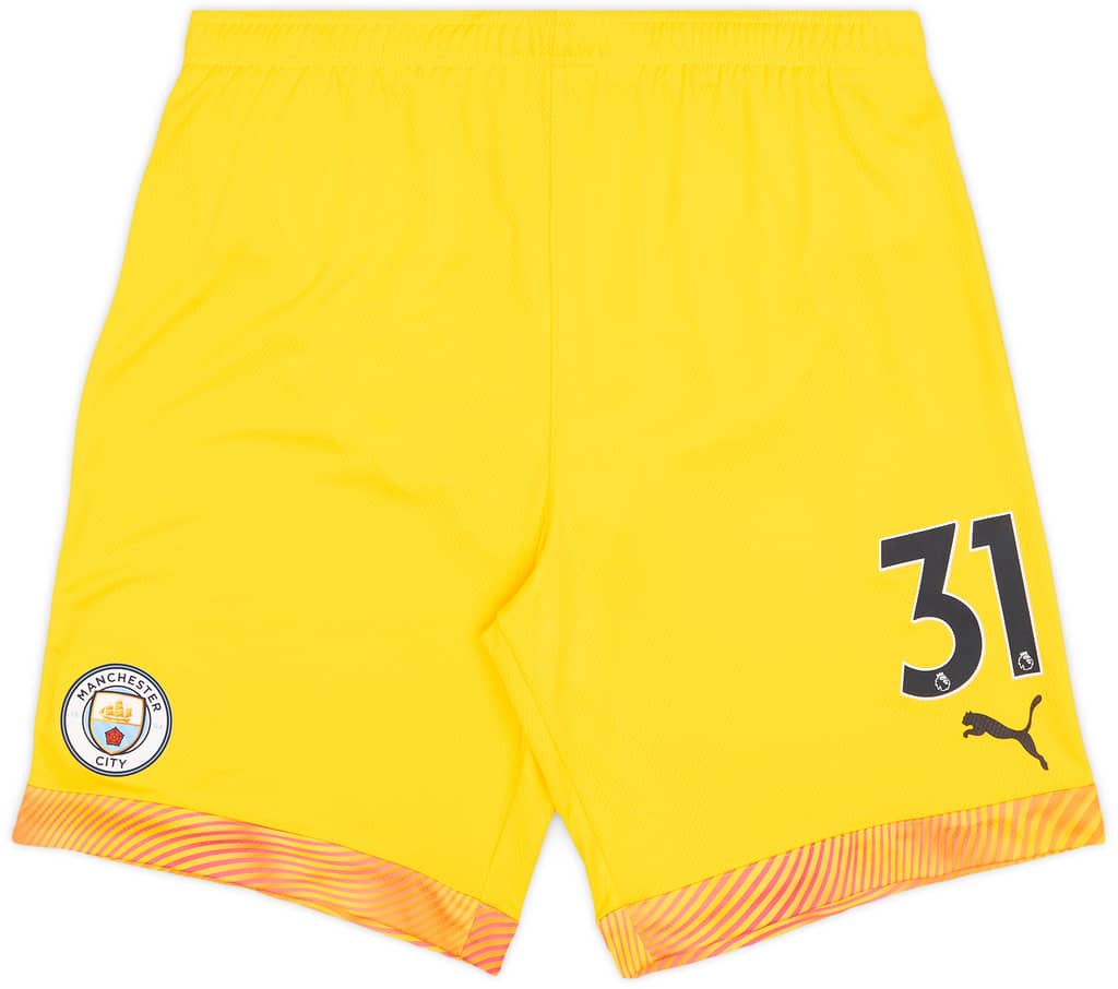 2019-20 Manchester City Player Issue GK Third Shorts #31 (Ederson) - 7/10 - (XL)